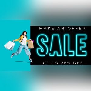 Big Sale 25% off On All Items